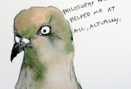Philosophy Pigeon Magnet by Gabriela Vainsencher